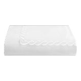 Catena King Duvet Cover in White For Sale
