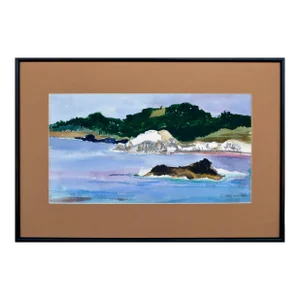 Near Point Lobos - Mid Century Carmel Seascape by Margaret Wherry Ziegler