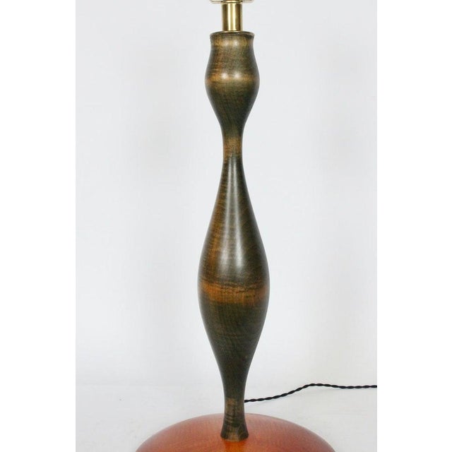 Tall Eva Zeisel RB Universal Woodworks Table Lamp, 1999 For Sale - Image 11 of 13