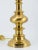 Early 21st Century Turned Finial Shape Solid Brass Table Lamp For Sale - Image 5 of 12