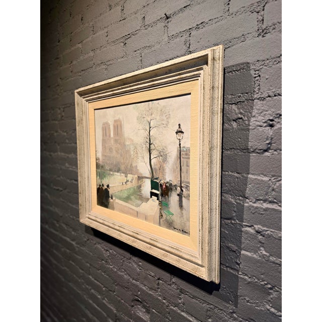 Jules René Hervé - 1930s View of Notre Dame - Oil Painting For Sale - Image 10 of 11