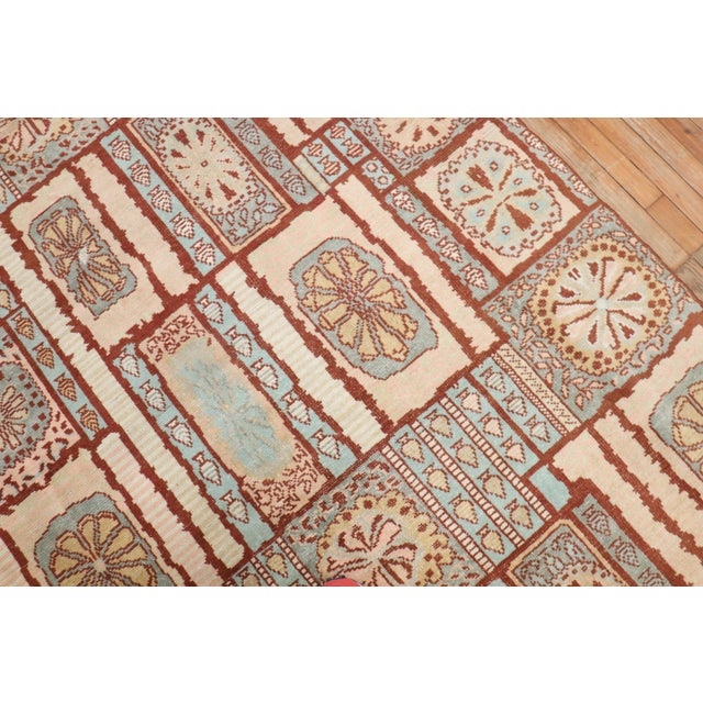 Zabihi Collection African European Influenced Deco Carpet - 8'1" x 9'10" For Sale In New York - Image 6 of 12