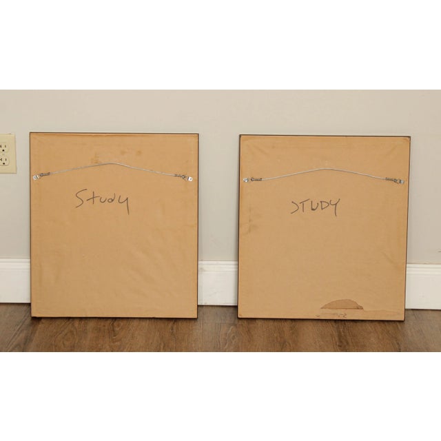 Vintage 'Snellinck de Beteckum' & 'Lamock de Sohier' Coat of Arms Prints, Custom Framed - A Pair For Sale - Image 12 of 13