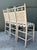 Cream Vintage Slat Bar Stools - Set of 3 For Sale - Image 8 of 12