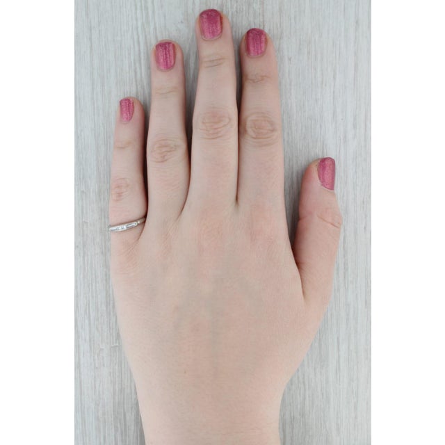 Gemstone Information: - Natural Diamonds - Total Carats - 0.12ctw Cut - Baguette, Single Color - F - G Clarity - VS2...