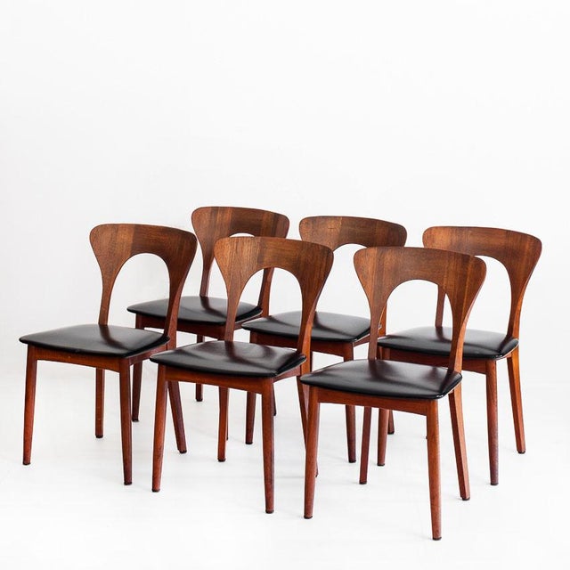 Scandinavian Peter Chairs by Niels Koefoed for Koefoeds Møbelfabrik, Denmark, 1960s,Set of 6 For Sale - Image 16 of 16