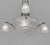 Metal French Art Deco Chandelier by P. Maynadier 1930 France For Sale - Image 7 of 13