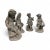 French Provincial Antique-Style Lead Figural Putti Garden Statues, Set of Four For Sale - Image 3 of 7