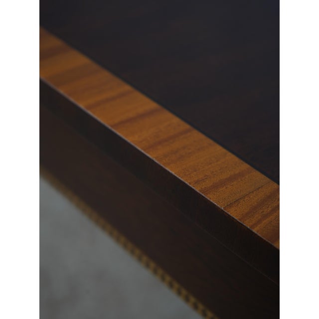 Stickley Mahogany Federal Style Inlaid Dining Table For Sale - Image 12 of 18