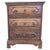 Antique Walnut Nightstand with 3 Drawers, 1600s For Sale - Image 17 of 17