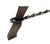 Metal Vintage Brutalist Forged Iron and Glass Coffee Table For Sale - Image 7 of 9