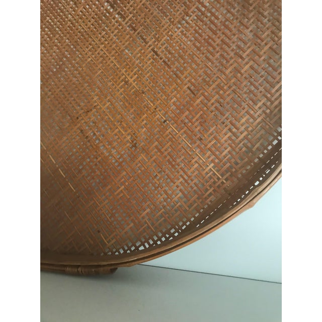 Large Round Wicker Wall Basket Chairish