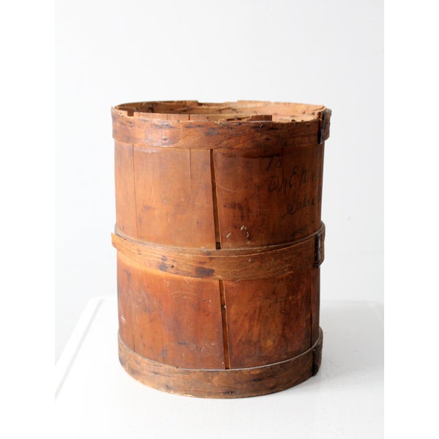 Antique Wooden Barrel For Sale - Image 6 of 12