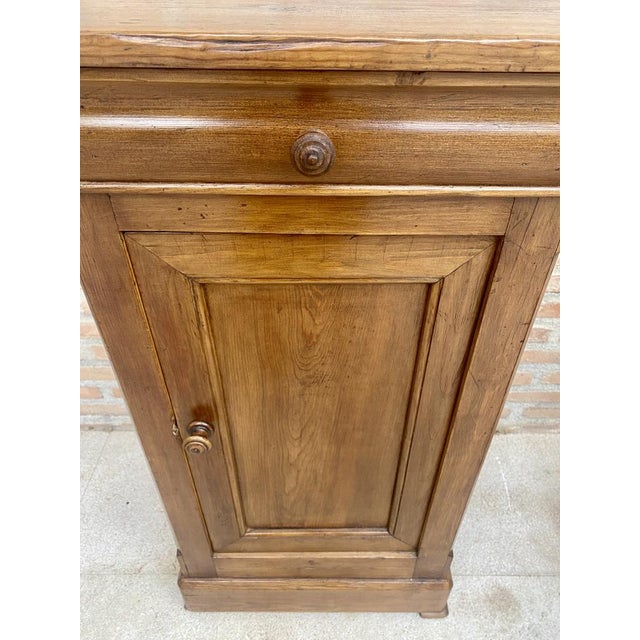 Wood Vintage French Provincial Walnut Nightstands, 1920, Set of 2 For Sale - Image 7 of 18