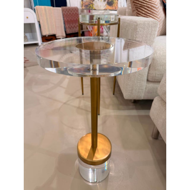 Plastic Deco Martini Acrylic Table For Sale - Image 7 of 8