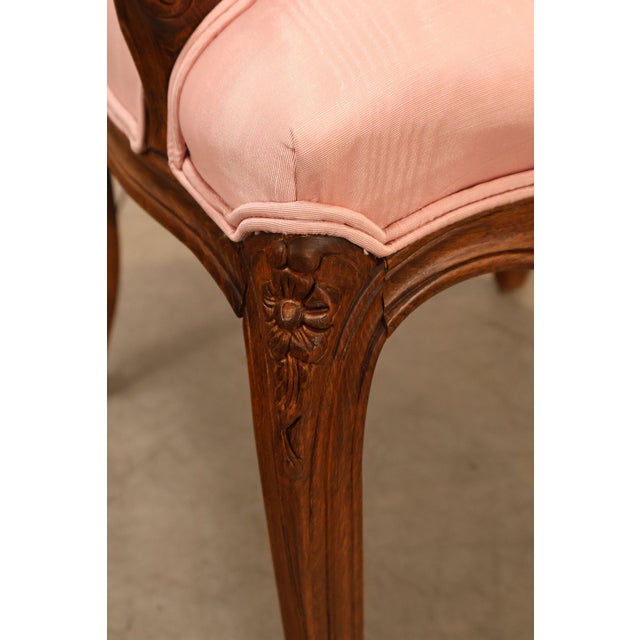 Ethan Allen French Louis XV Style Fauteuil Armchair For Sale - Image 17 of 18