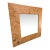 Large Vintage Coconut Shell Mirror For Sale