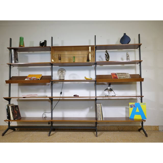 Mid-Century Freestanding Modular Shelving System by Olof Pira, 1960s For Sale - Image 17 of 18