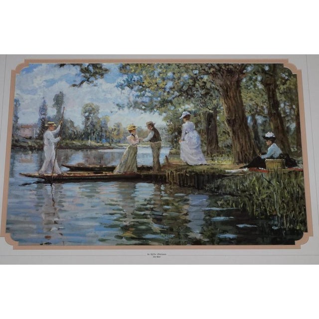 Green Allan Maley, Idyllic Afternoon, Framed For Sale - Image 8 of 11