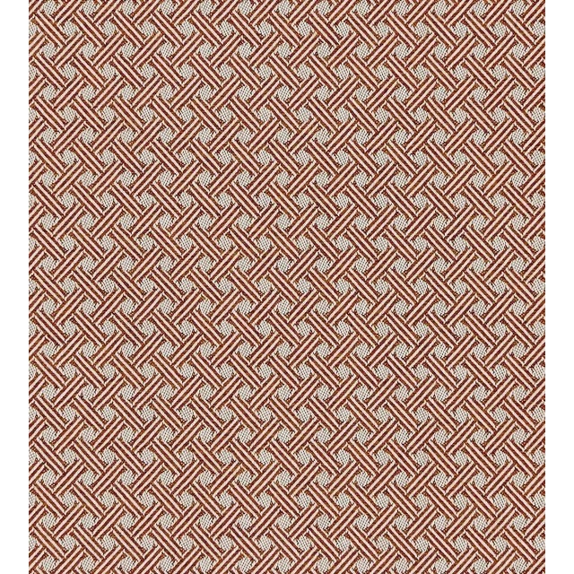 Sample - The House of Scalamandré Candelaria Fabric, Brick For Sale