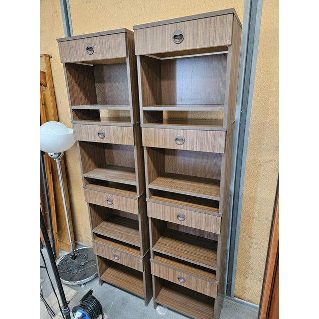 Linear and Compact Bedside Tables, 1960, Set of 2 For Sale - Image 18 of 18