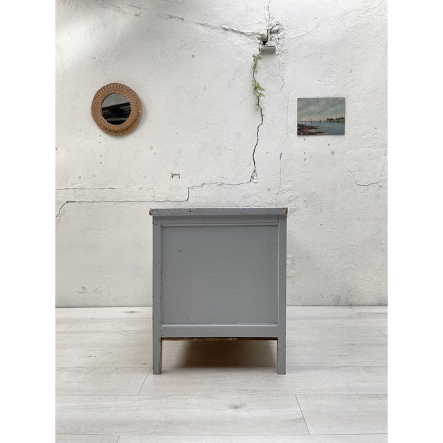 Vintage Painted Wooden Chest For Sale - Image 16 of 18