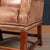 20th Century English Sheepskin Leather Wingback Armchair For Sale - Image 16 of 18