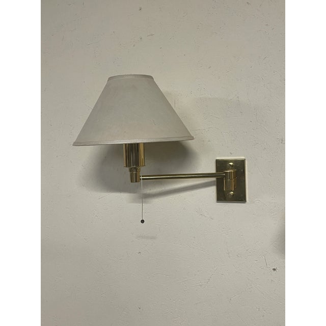 Vintage Brass Wall Lamps, 1970s, Set of 2 For Sale - Image 9 of 18