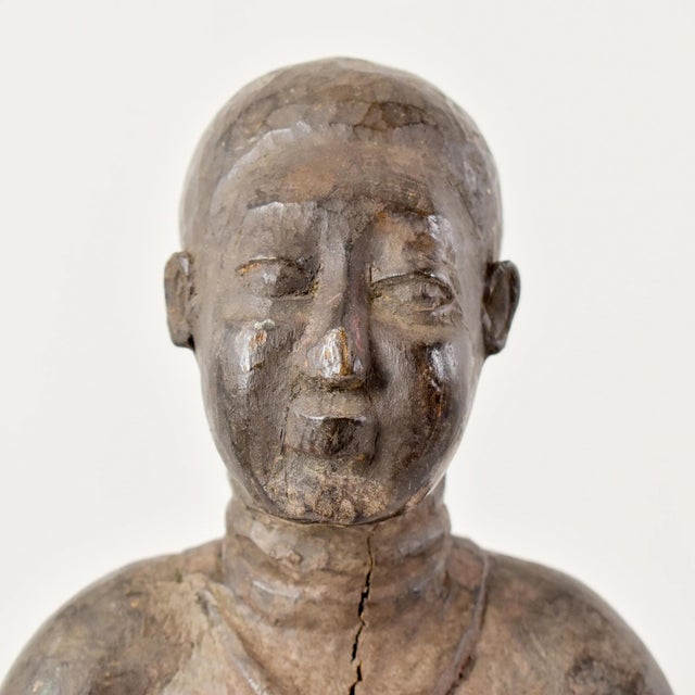 African Early 20th Century Mossi Seated Figure Burkina Faso For Sale - Image 3 of 9