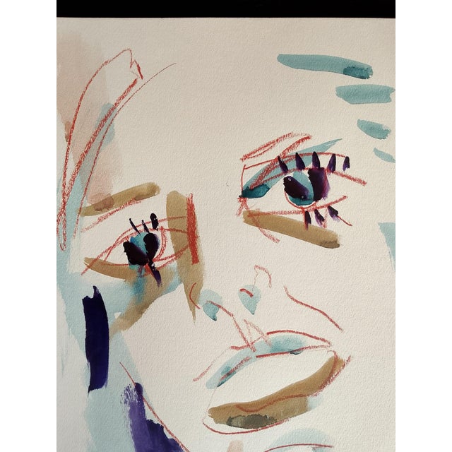 Mario Salmaso ( Venezia 1941-1995 ) Modern Girls, 1980, Mixed technique on paper (gouache, watercolour and pastel) Sold...