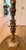 Richly textured antiqued gold finish and dramatic crackle detailing. The slender column is adorned with ornate acanthus...