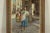 Textile Oil Painting of an Italian Woman in a Market Scene Signed G. Graziani For Sale - Image 7 of 12