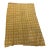 Vintage African Large Mustard & White Mud Cloth Textile Mali 64" by 43" For Sale