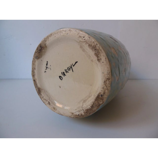 High Art Deco French Ceramic Vase by Dargyl, in Flawless conditions. Designed 1920 to 1949 This piece has an attribution...