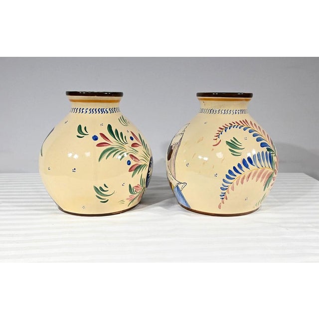1950s Vases by Henriot Quimper, 1950s, Set of 2 For Sale - Image 5 of 18