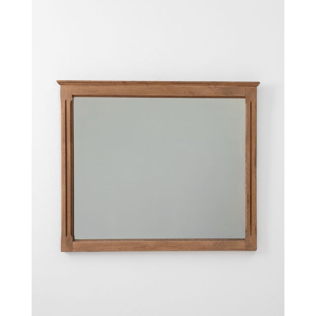 19th Century 19th Century France Amber Wood Mirror For Sale - Image 5 of 8