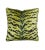 Contemporary The House of Scalamandré Tigre Pillow, Greens & Black For Sale - Image 3 of 3