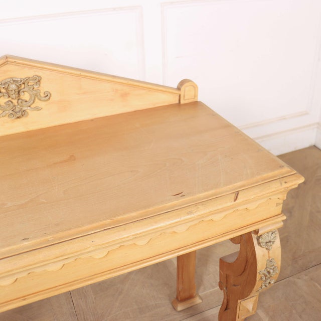 Scottish Pine Console Table For Sale - Image 10 of 12