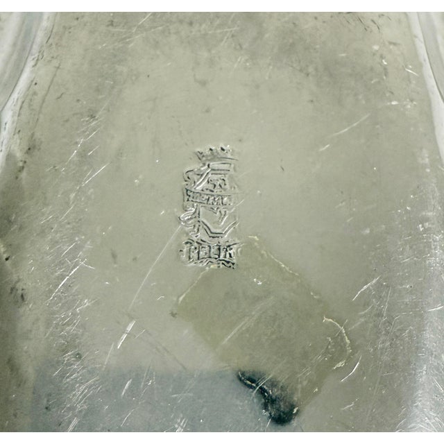 Metal Italian Pewter Ashtray Catchall For Sale - Image 7 of 7