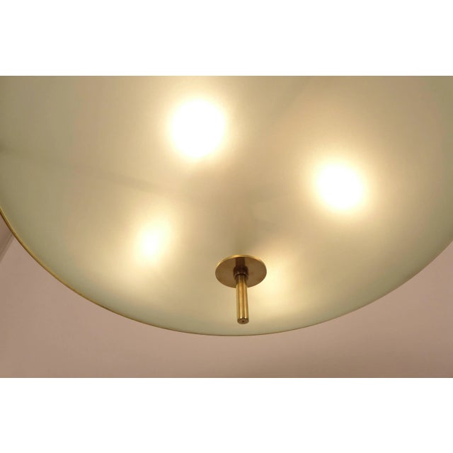 2020s Etched Glass Chandeliers in the Style of Pietro Chiesa for Fontana Arte For Sale - Image 5 of 11