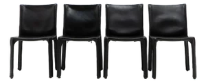 CAB 412 Chairs by Mario Bellini for Cassina, 1990s, Set of 4