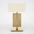 Modern Single Venetian Glass, Pink and Gold Slab Lamp, Murano For Sale - Image 3 of 11