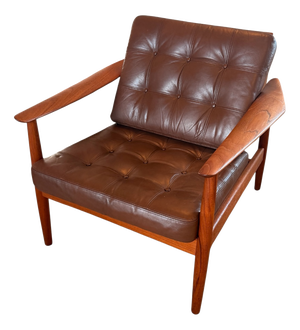 FD 164 Lounge Chair by Arne Vodder for Cado, 1960s