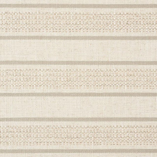 Sample - Schumacher Oxnard Fabric in Stone For Sale