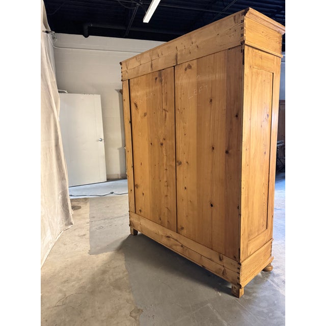 Dutch Knockdown Pine Wardrobe | Circa 1880 For Sale - Image 10 of 18