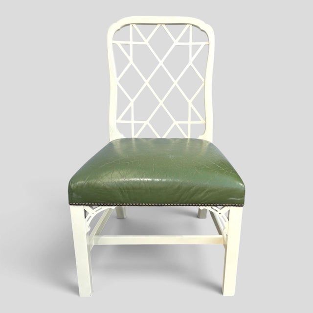 1950s Chippindale Style Dining Chairs Set of 6 For Sale - Image 5 of 6