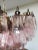 Murano Poliedri 84 Pink Glasses Chandelier Carlo Scarpa For Sale - Image 12 of 12