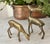 Vintage Brass Reindeer- a Pair For Sale - Image 4 of 7