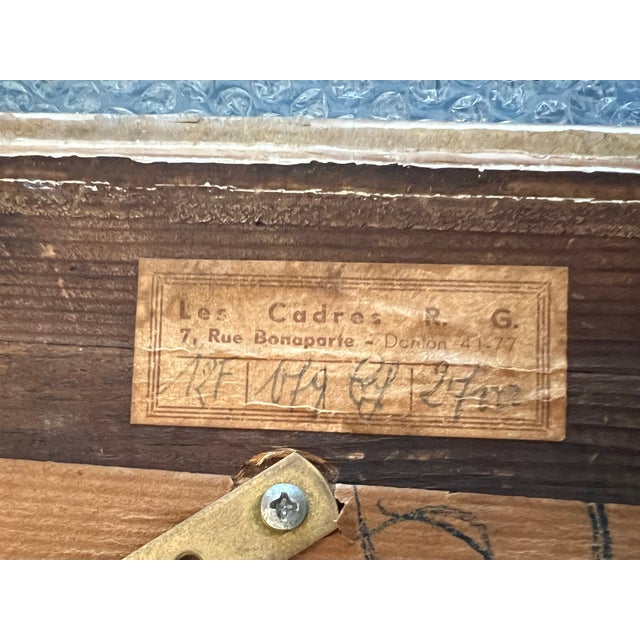 1940s French Gilded Louis XV Style Cast Frame, Les Cadres Gault, Paris For Sale - Image 10 of 11