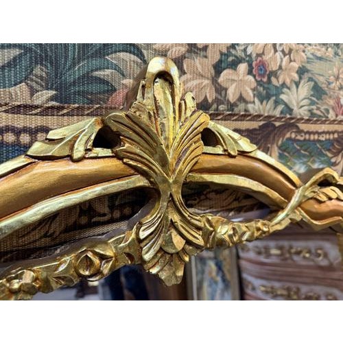 Elevate your interior with this elegant French-style overmantle mirror, featuring an ornate hand-carved shell crest and a...